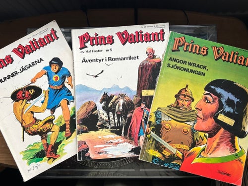 Äldre seriemagasin Prins Valiant , 1975