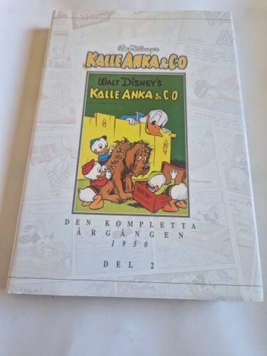 Kalle anka - Den kompletta årgången 1950, del 2. Oläst/Nyskick!