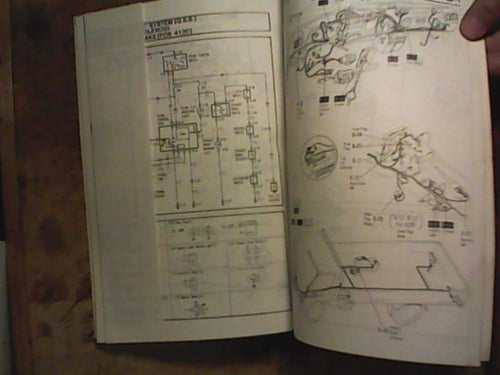 Mazda T2000, 1983, verkstadshandbok, elschema T2500, T3000, T4100