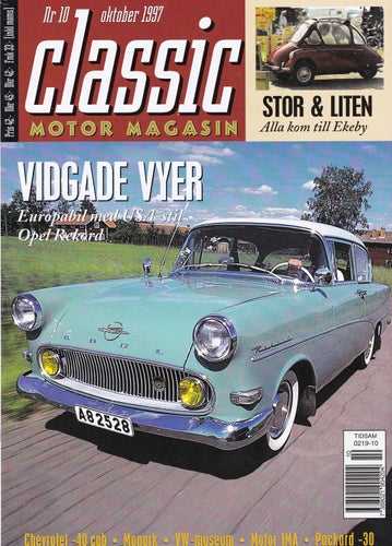 Classic 1997-10 Opel Rekord 1958.Karmann Ghia 1966.TR 5