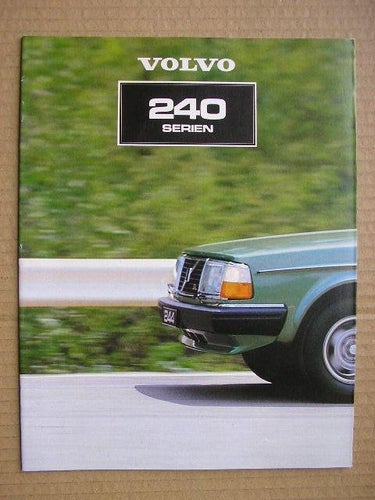 VOLVO Försäljningsbroschyr 242 244 245 1981