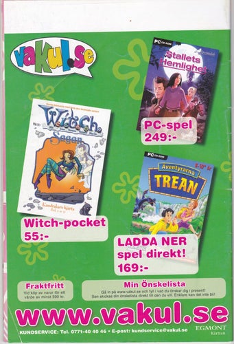 Witch / W.i.t.c.h. / Nr. 8 - 2007 / Fint skick (postern lös)