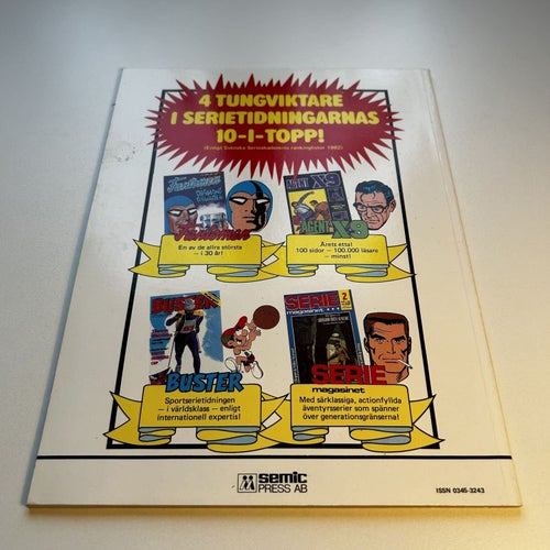 Fantomen 1982, oläst toppex! NM