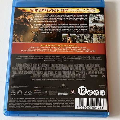 Hercules (OBS: ej svensk text). Beg. Blu-ray+DVD