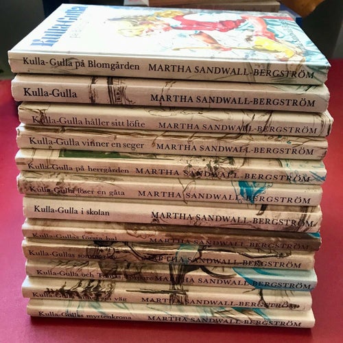 12 KULLA-GULLA Hela serien Martha Sandwall-Bergström 1979-1986