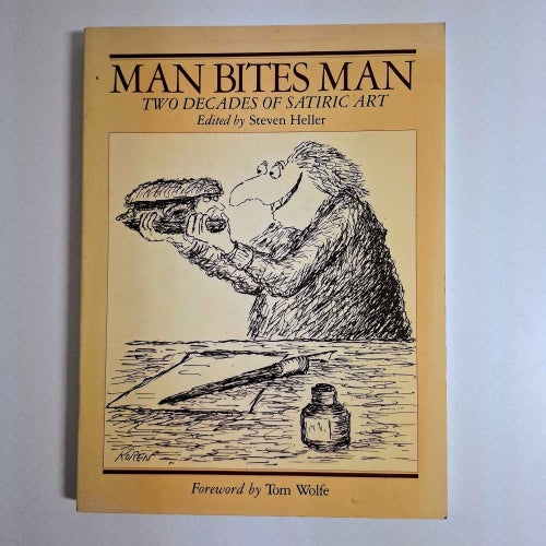 Man bites man - two decades of drawings and cartoons by 22 comic and satiric art