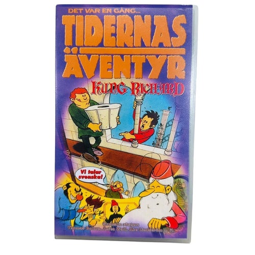 Det Var En Gång... Tidernas Äventyr KUNG RICHARD VHS Svenska Wendros Barillé