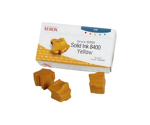 Original Xerox 108R00607 Gul Solid Ink 8400 (3 pinnar)