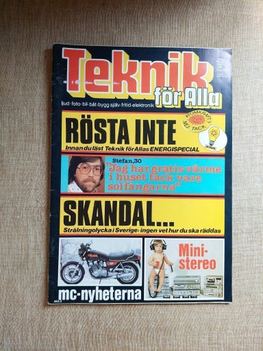 Teknik för Alla, Nr 3, 1980