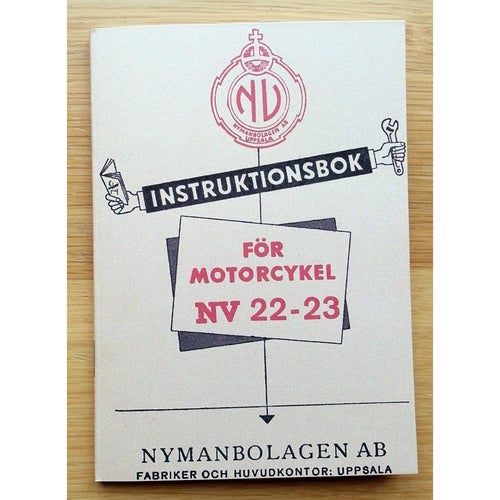 Instruktionsbok NV 22 och NV 23