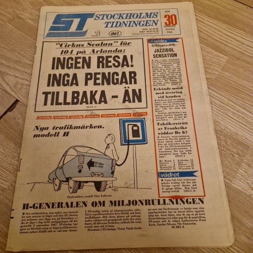 Stockholms-Tidningen från 30 januari 1966