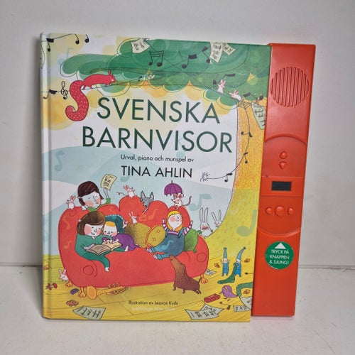 Svenska Barnvisor av Tina Ahlin, 2019 musikbok sångbok barnbok
