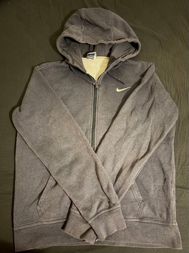 Nike Marinblå hoodie, storlek M