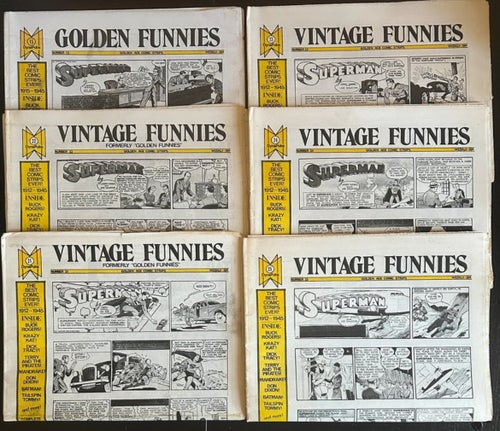 Vintage Funnies, Golden Funnies, The Great Classic Newspaper Comic Strips,
