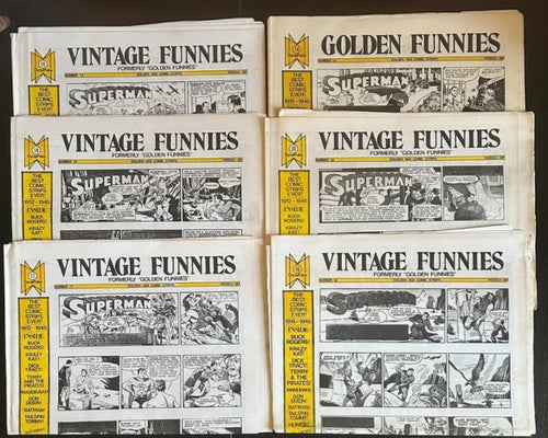 Vintage Funnies, Golden Funnies, The Great Classic Newspaper Comic Strips,