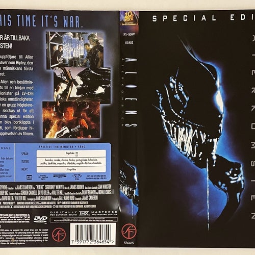 Alien - Återkomsten DVD (Sigorney Weaver) Special edition