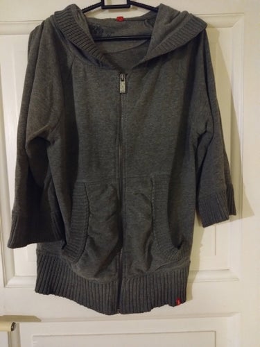 H&M grå kofta, storlek M