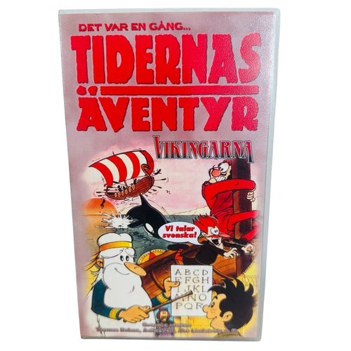 Det Var En Gång... Tidernas Äventyr VIKINGARNA VHS Svenska Wendros Barillé