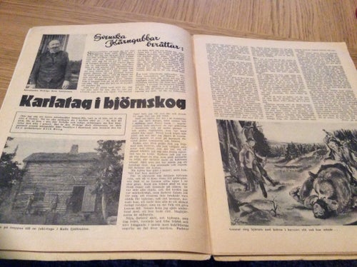 Levande Livet Nr 40 1946 Erik i Björnskogen,Kapten Jack,91 an Karlsson,Algots