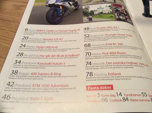 Allt om Mc nr 4 2015 BMW HP6,KTM rc,Triumph Street,B King turbo,