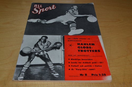 ALL SPORT NR 8 1956 HARLEM GLOBETROTTERS, M.M