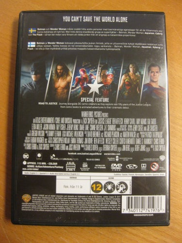 JUSTICE LEAGUE - DC SUPERHJÄLTAR - DVD