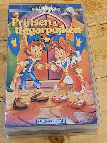PRINSEN OCH TIGGARPOJKEN -VHS) svensk tal