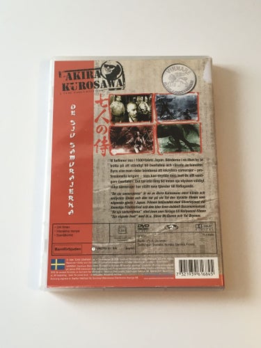 De sju samurajerna (1954 av Akira Kurosawa med Toshiro Mifune). Beg. DVD