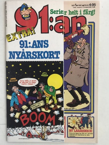 91:an - 1981: 1 VF-NM med omslagsflik