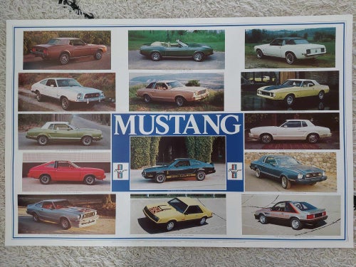 Ford Mustang affisch