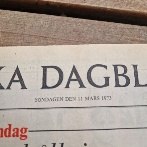 Svenska Dagbladet 11 Mars 1973