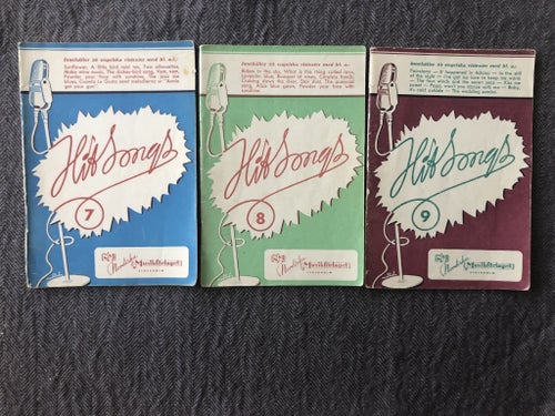 Hitsongs nr 7, 8 och 9 (1949-1950)
