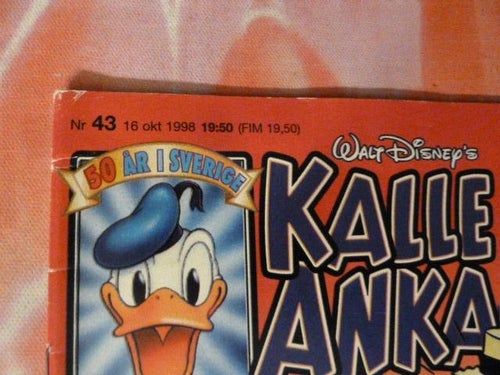 KALLE ANKA & CO, NR 43-1998, TIDNING