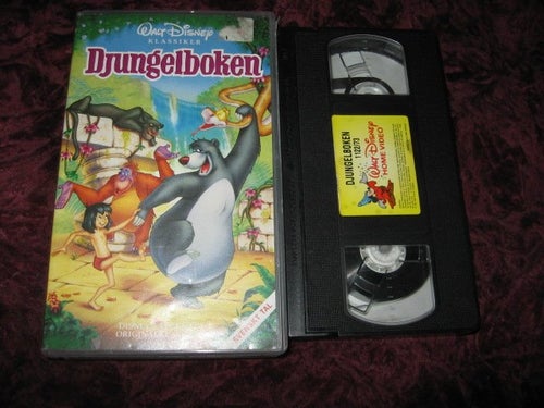 DJUNGELBOKEN (WALT DISNEY) SVENSKT TAL VHS
