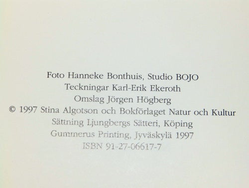 Bok: Julens bästa mat, Stina Algotsson, 1997
