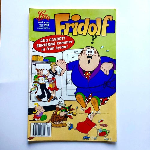 Lilla Fridolf Serietidning Nr 4 1985 Klassisk Tecknade serier Nostalgi