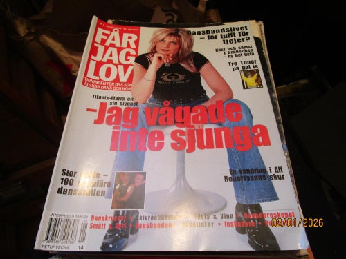 FÅR JAG LOV 1/ 2002 - TIDSKRIFT OM DANSBAND MUSIK