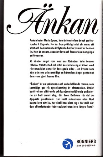 Sven Delblanc / Änkan / Inbunden / Nära nyskick