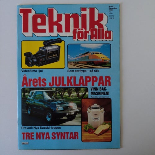 Teknik för Alla,Nr 12 1988