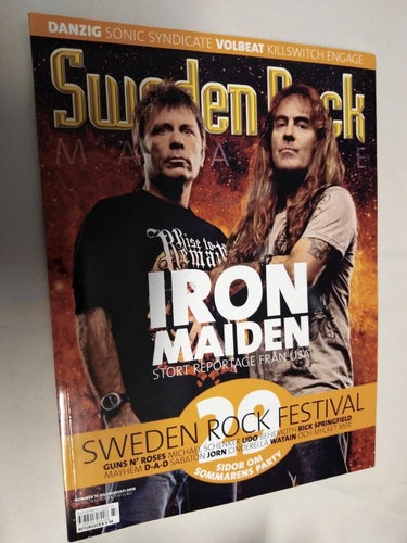 Sweden rock magazine 73 Iron Maiden Tristania Desultory Sonic Syndicate Accept