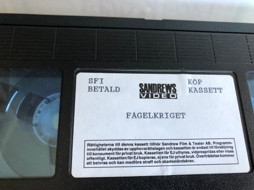Fågelkriget VHS kult