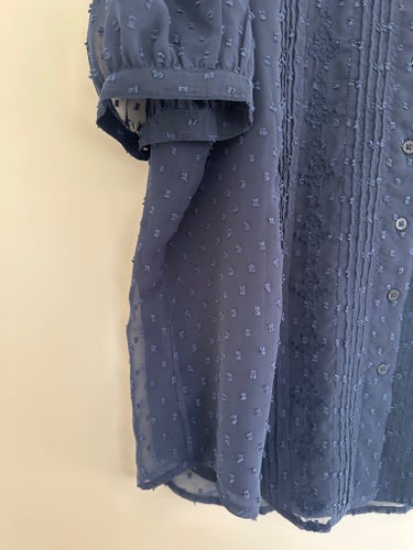 LAUREN Ralph Lauren mörkblå blus, storlek L/G