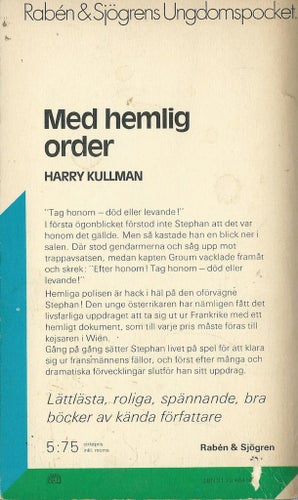 MED HEMLIG ORDER - HARRY KULLMAN