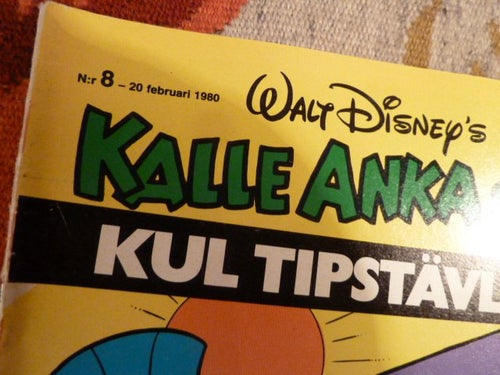 KALLE ANKA & C:O NR08, 1980,