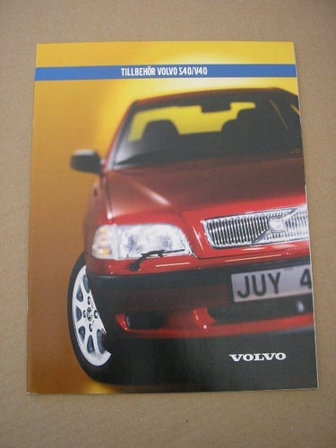 VOLVO Tillbehör Broschyr / Tillbehörsbroschyr S40 V40