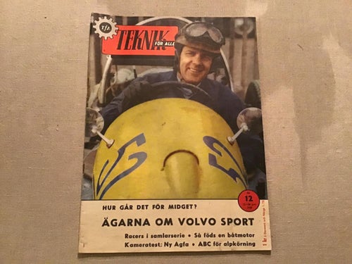 TEKNIK FÖR ALLA NR 12 1959KAMERA NY AGFA,VOLVO SPORT,MOPED VICKY L,FÖRSVARET,