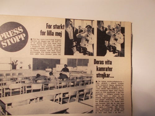 SE Nr 45 1963 Stig Wennerström spion Monica Zetterlund Bardot