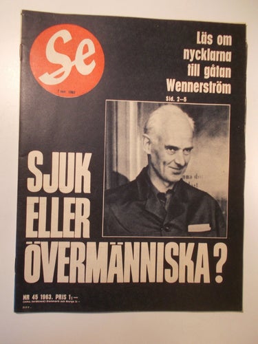 SE Nr 45 1963 Stig Wennerström spion Monica Zetterlund Bardot