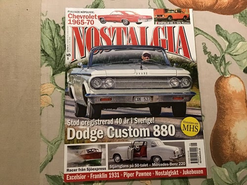 NOSTALGIA NR 5 2019 DODGE,MERCEDES 220,ALFA ROMEO,CHEVROLET,EXCELSIOR,FRANKLIN
