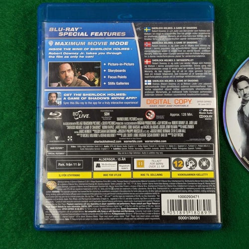 SHERLOCK HOLMES A GAME OF SHADOWS